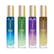 FRENCH ESSENCE Premium Black (Triumph, Recharge, Noir & Jazz) Luxury Perfume Gift Set For Men (4 pcs)