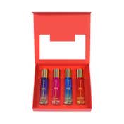 FRENCH ESSENCE Premium Red (Grace, Bloom, Enchante & Aura) Luxury Perfume Gift Set For Women (4 pcs)