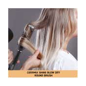 VEGA PROFESSIONAL Ceramix Shine Blow Dry Round Hair Brush 32mm for Men & Women (VPPHB-02)