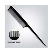 VEGA PROFESSIONAL Tail Comb Carbon Anti-Static Black Line Hair Comb for Men & Women (VPVCC-03)