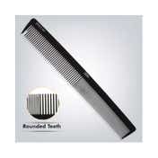 VEGA PROFESSIONAL Hair Cutting Comb 7.25 Inch Carbon Anti-Static Hair Comb for Men & Women VPVCC-04