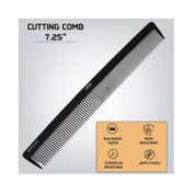 VEGA PROFESSIONAL Hair Cutting Comb 7.25 Inch Carbon Anti-Static Hair Comb for Men & Women VPVCC-04