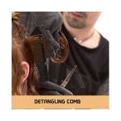 VEGA PROFESSIONAL Carbon Detangling Hair Comb for Salon Professional Styling (VPVCC-15)