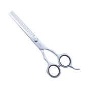 VEGA Professional Silver Ice 28 Thinning Silver line Hairdressing Scissor VPVSC-28 - Silver (51 g)
