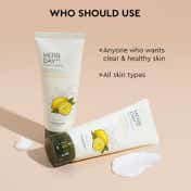 The Face Shop Herb Day 365 Lemon & Grapefruit Cleansing Foam - Korean Brightening Face Wash (100ml)