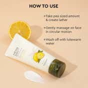 The Face Shop Herb Day 365 Lemon & Grapefruit Cleansing Foam - Korean Brightening Face Wash (100ml)
