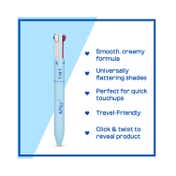 Tint Cosmetics 4 in 1 Makeup Pen Eyeliner for Highlighter, Lip Liner & Eyebrow - Brisk Berry (8 g)