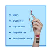 Tint Cosmetics 4 in 1 Makeup Pen Eyeliner for Highlighter, Lip Liner & Eyebrow - Brisk Berry (8 g)