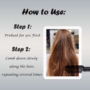 Ktein Hair Straight Comb, Temperture Control Hair Straightener Hair Stylist