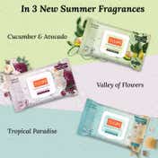 Tulips Refreshing Wet Wipes Cucumber & Avocado - (30 pcs)
