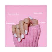 L.A. Girl Oh So Shiny Artificial Nail Tips - Cloud Nine (25 Pcs)