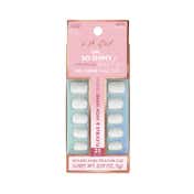 L.A. Girl Oh So Shiny Artificial Nail Tips - Cloud Nine (25 Pcs)