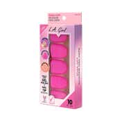 L.A. Girl Soak-Off Silicone Nail Caps - Pink (10 Pcs)