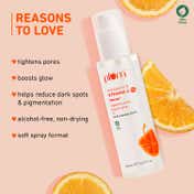 Plum 1% Vitamin C Toner with Mandarin & Kakadu Plum Reduce Dark Spots Boosts Glow All Skin (150 ml)