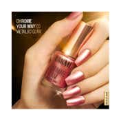 Lakme Ultimate Glam Chrome Nail Polish - Red CH8 (6 ml)