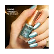 Lakme Ultimate Glam Chrome Nail Polish - Turquoise (6 ml)