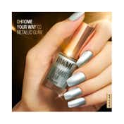 Lakme Ultimate Glam Chrome Nail Polish - Mint CH10 (6 ml)