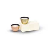 Seva Home Heirloom Bowl Mini Scented Candle Gold + Rosegold (2 Pcs)