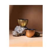 Seva Home Heirloom Bowl Mini Scented Candle Gold + Rosegold (2 Pcs)