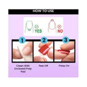 Faces Canada Ultime Pro Splash Instant Manicure Nail Extension - Paprika (16 pcs)