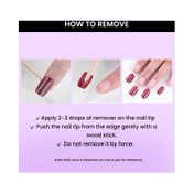 Faces Canada Ultime Pro Splash Instant Manicure Nail Extension - Charcoal (16 pcs)