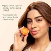 The Face Shop Vitamin C Lip Sleeping Mask - Moisturizing Korean Lip Balm for Dark, Dry Lips (14g)