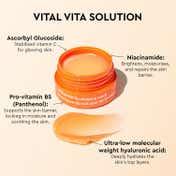 The Face Shop Vitamin C Lip Sleeping Mask - Moisturizing Korean Lip Balm for Dark, Dry Lips (14g)