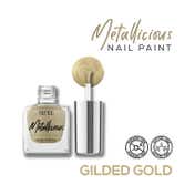 Renee Cosmetics Metallicious Nail Paint - Gilded Gold (10 ml)