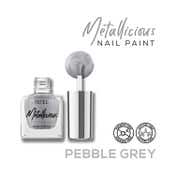Renee Cosmetics Metallicious Nail Paint - Pebble Grey (10 ml)