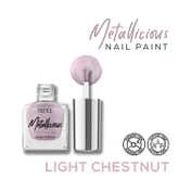 Renee Cosmetics Metallicious Nail Paint - Light Chestnut (10 ml)