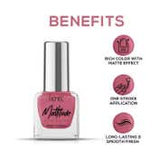 Renee Cosmetics Mattitude Nail Paint - Royale Rose (10 ml)