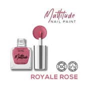 Renee Cosmetics Mattitude Nail Paint - Royale Rose (10 ml)