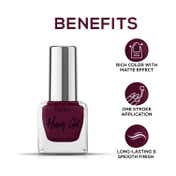 Renee Cosmetics Hyper Gel Nail Paint - French Plum (10 ml)
