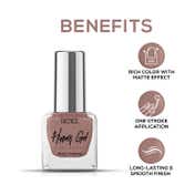 Renee Cosmetics Hyper Gel Nail Paint - Shell Pink (10 ml)