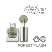 Renee Cosmetics Metallicious Nail Paint - Forest Flash (10 ml)