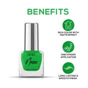 Renee Cosmetics Neons Nail Paint - Green Gush (10 ml)