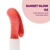 Typsy Beauty Shade Shifter Sparkle Lip Oil - Sunset Glow 02 (7 ml)