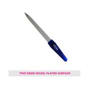 VEGA Nail File Small Dual-Sided Nail Filer for Women & Men Manicure & Pedicure Tool (NF5-BL)