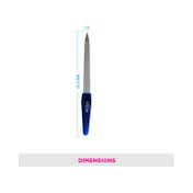 VEGA Nail File Small Dual-Sided Nail Filer for Women & Men Manicure & Pedicure Tool (NF5-BL)