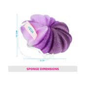 Vega Flower Bath Sponge for Women & Men Body Scrubber Loofah for Bathing & Glowing Skin (BA-3/6)