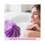 Vega Flower Bath Sponge for Women & Men Body Scrubber Loofah for Bathing & Glowing Skin (BA-3/6)
