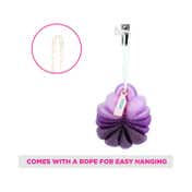 Vega Flower Bath Sponge for Women & Men Body Scrubber Loofah for Bathing & Glowing Skin (BA-3/6)