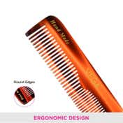 Vega Pocket Hair Comb for Men and Women Travel Friendly Brown Pack of 2 (VC2HMC-120D) (24 g)