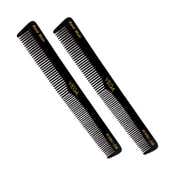 Vega General Grooming Hair Comb for Men and Women Black Pack of 2 (VC2HMBC-110) (23 g)
