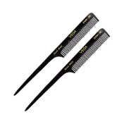 Vega Tail Hair Comb India's No.1 Hair Comb Brand for Women Black Pack of 2 (VC2HMBC-302) (19 g)