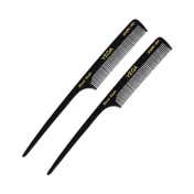 Vega Tail Hair Comb India's No.1 Hair Comb Brand for Women Black Pack of 2 (VC2HMBC-303) (19 g)
