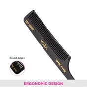 Vega Tail Hair Comb India's No.1 Hair Comb Brand for Women Black Pack of 2 (VC2HMBC-303) (19 g)