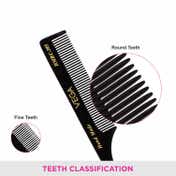 Vega Tail Hair Comb with Steel Pin for Women Pack of 2 (VC2HMBC-305) (26 g)