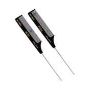 Vega Tail Hair Comb with Steel Pin for Women Pack of 2 (VC2HMBC-305) (26 g)