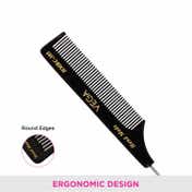 Vega Tail Hair Comb with Steel Pin for Women Pack of 2 (VC2HMBC-305) (26 g)